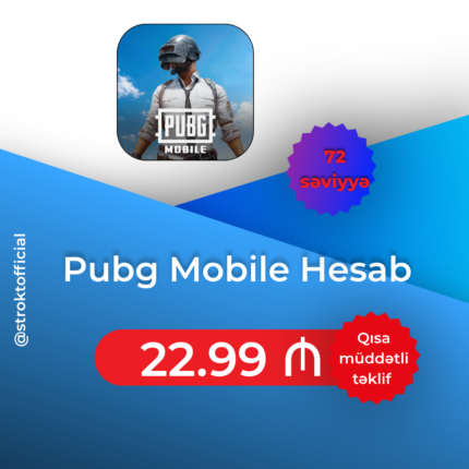 PUBG Mobile Hesab + 72 Səviyyə
